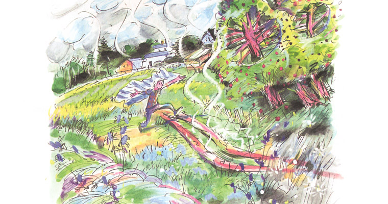 1 Иллюстрация Веры Коротаевой к книге Марины Аромштам «Другая дорога»