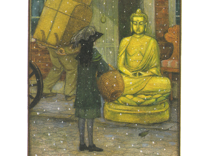 Иллюстрация Михаила Фёдорова к книге Фрэнсис Бёрнетт «Маленькая принцесса»