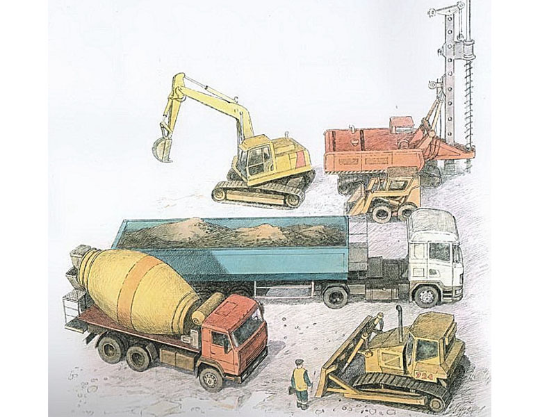 Иллюстрация Никиты Андреева к книге Анастасии Корзоватых «Когда я вырасту, я буду строить дома»