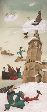 Иллюстрация Светланы Акатьевой к книге «Приключения барона Мюнхаузена»