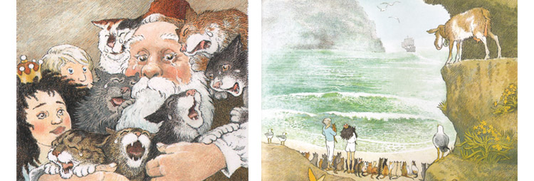 Иллюстрации Инги Мур к книге «Капитан Кошкин»