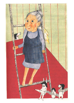 Иллюстрация Марион Гедельт к книге Ивы Прохазковой «Бабушка с крылышками»