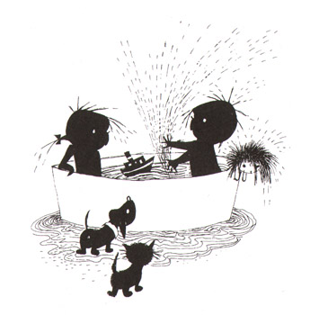 Иллюстрация Фип Вестендорп к книге Анни Шмидт «Саша и Маша 5»