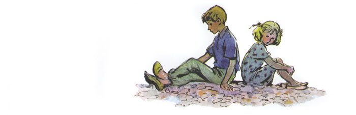 Иллюстрация Нины Носкович к рассказу Бориса Житкова «Белый домик»