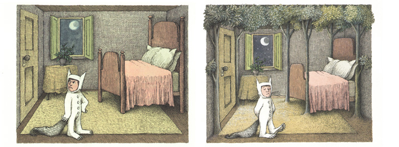 1 Иллюстрации Мориса Сендака к книге «Там где живут чудовища»