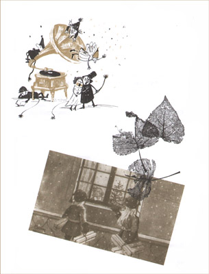 Иллюстрация Веры Коротаевой к книге «Правдивая история Деда Мороза»