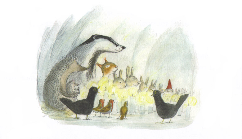 6 Иллюстрация Эвы Эриксон к книге Ульфа Старка «Рождество в лесу»