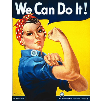 Плакат Дж Говарда Миллера «We can do it!»