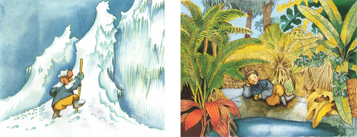 1 Иллюстрации Ури Шулевица к книге «Как я учил географию»