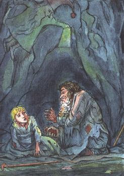 4 Иллюстрация Бориса Диодорова к книге Ференца Моры «Волшебная шубейка»