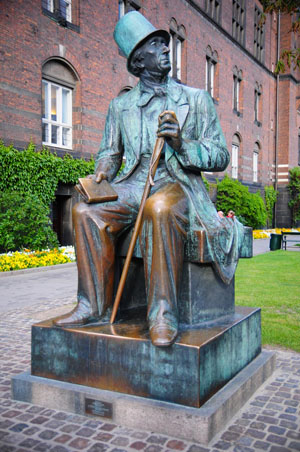 памятник Андерсену в Копенгагене