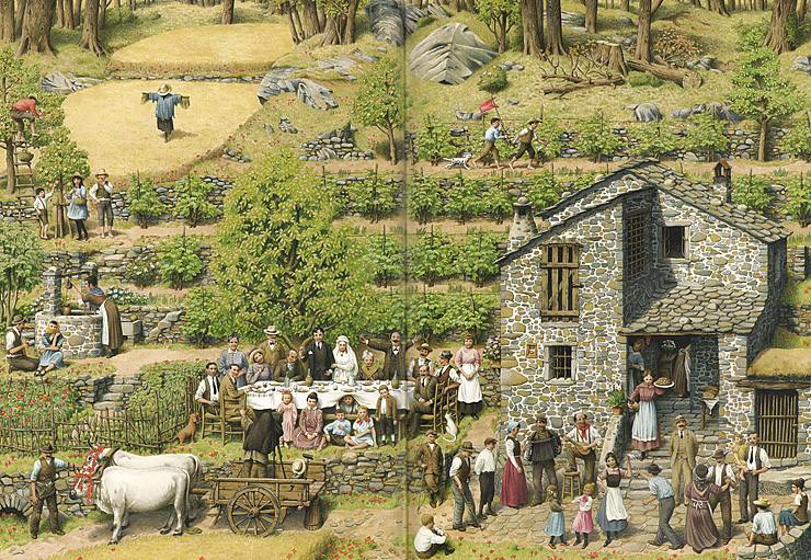 2 Иллюстрация Роберто Инноченти к книге «Старый дом»