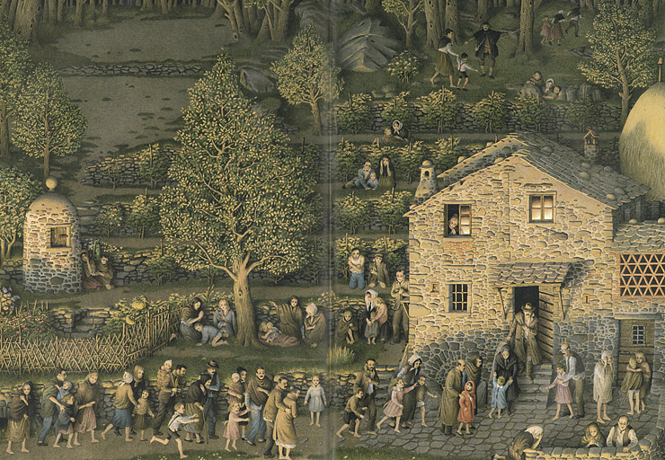 3 Иллюстрация Роберто Инноченти к книге «Старый дом»