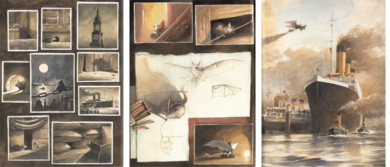 Иллюстрация Торбена Кульманна к книге «Линдберг»