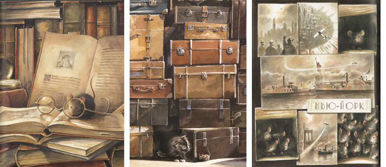 1 Иллюстрации Торбена Кульманна к книге «Линдберг»