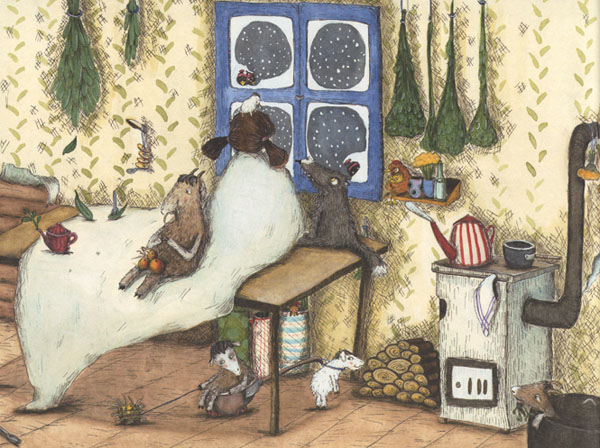 2 Иллюстрация Кристины Андрес к книге «Как приручить волков»