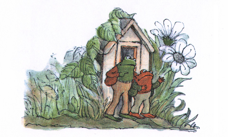 Иллюстрация Арнольда Лобела к книге «Квак и Жаб снова вместе»