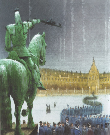 1 Иллюстрация Игоря Олейникова к книге Кейт ДиКамилло «Как слониха упала с неба»