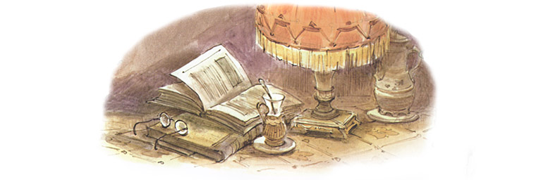 3 Иллюстрация Вадима Челака к книге Мэри Нортон «Метла и костер»