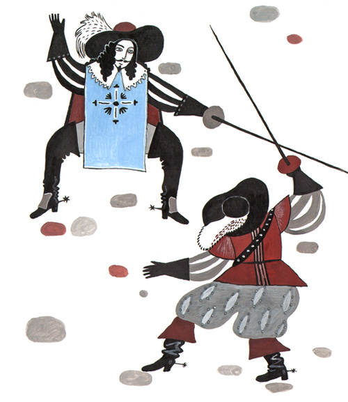 Мушкетеры Иллюстрация Сони Уткиной к книге Эдуарда Шендеровича «про битвы и сражения»