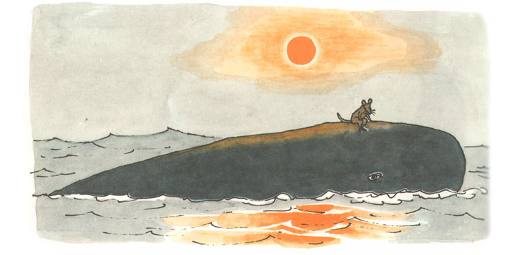 Иллюстрация Уильяма Стайга к книге «Амос и Борис»