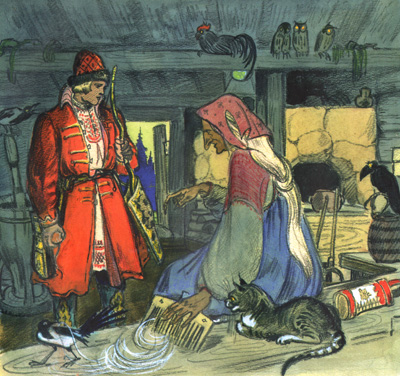 4 Иллюстрация Татьяны Мавриной к сказке «Царевна-лягушка»