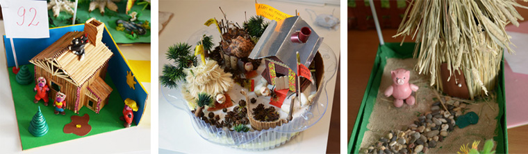 Домики трех поросят