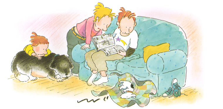 Иллюстрация Боба Грэма к книге «Как воспитывать собаку»