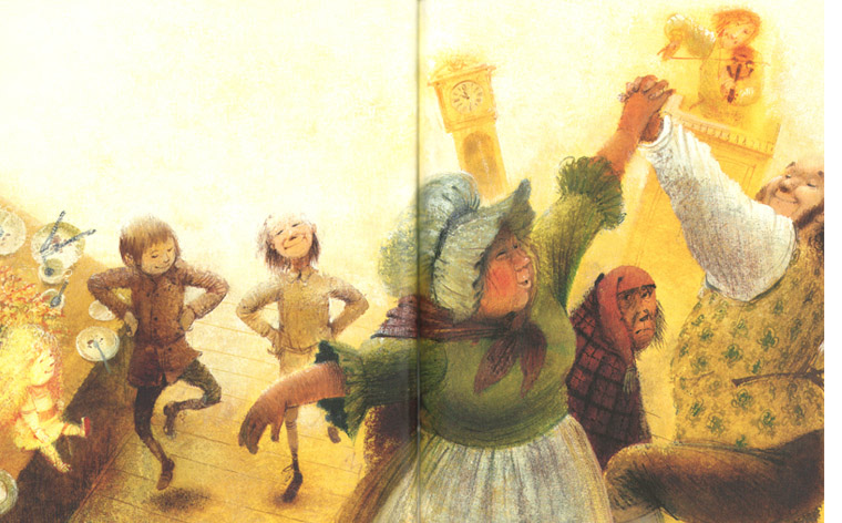 2 Иллюстрация Игоря Олейникова к книге Чарльза Диккенса «Рождественская песнь в прозе»