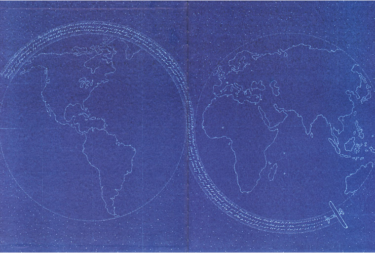 форзац книги «Летчик и Маленький принц»