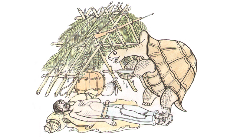 1 Иллюстрация Петра Багина к книге Орасио Кирога «Сказки сельвы»