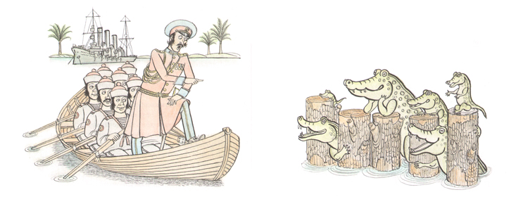 2 Иллюстрация Петра Багина к книге Орасио Кирога «Сказки сельвы»