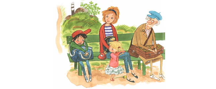 Иллюстрация Свена Нурдквиста к книге «Лиза ждет автобуса» Иллюстрация Свена Нурдквиста к книге «Лиза ждет автобуса»