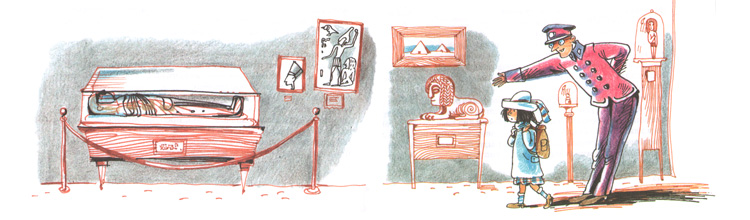 Иллюстрация Евгении Двоскиной к книге Ирмгард Койн «Девочка с которой детям не разрешали водиться»