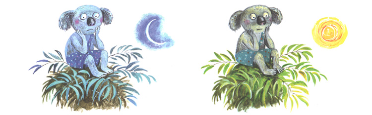 2 Иллюстрация Владимира Дрихеля к книге Андрея Усачева «Что было в сумке у кенгуру»