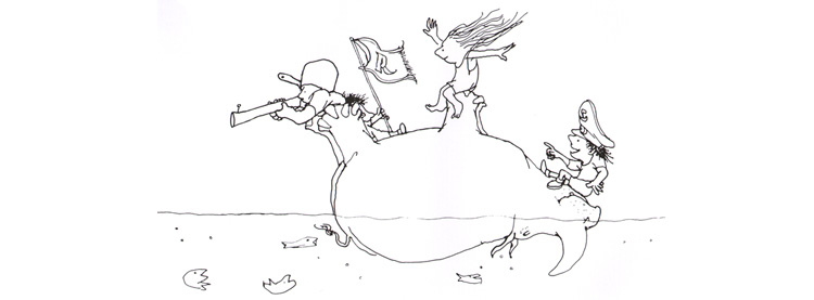 Иллюстрация Шела Силверстайна к книге «Продаётся носорог»