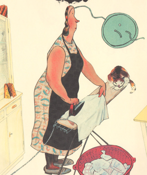 Иллюстрация Вольфа Эрльбруза к книге «Дрозд фрау Майер»