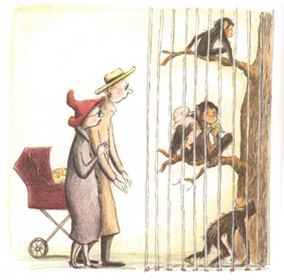 1 Иллюстрация из книги «Гражданин, гражданка и маленькая обезьянка»
