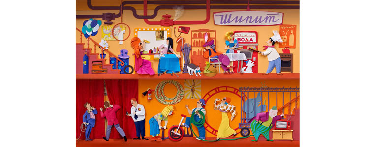 Разворот книги «Звучит»