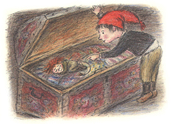 2 Иллюстрация Валентиа Ольшванга к книге Фрид Ингульстад «Кривуля»