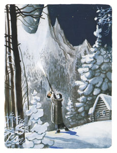 Иллюстрация Анатолия Слепкова к повести Аркадия Гайдара «Чук и Гек» Иллюстрация Анатолия Слепкова к повести Аркадия Гайдара «Чук и Гек»