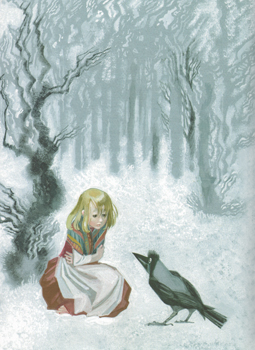 Иллюстрация Ники Гольц к сказке Ганса Христиана Андерсена «Снежная королева»