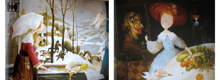 Иллюстрации Евгении Гапчинской к книге Ивана Малковича «Лиза и ее сны»