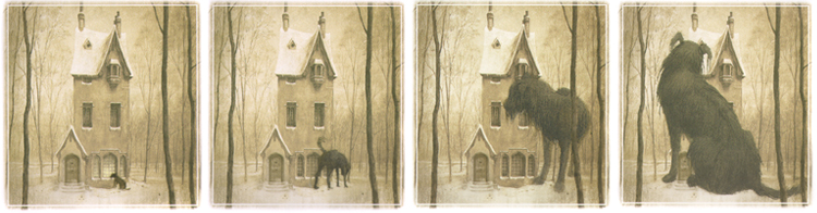 1 Иллюстрации Леви Пинфолда к книге «Чёрный Пёс»