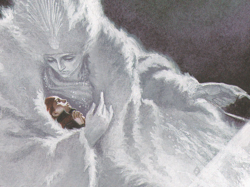 Иллюстрация П. Дж. Линча к сказке Ганса Хкистиана Андерсена «Снежная королева»