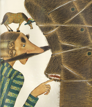 Иллюстрация Светланы Акатьевой к книге «Приключения барона Мюнхаузена»