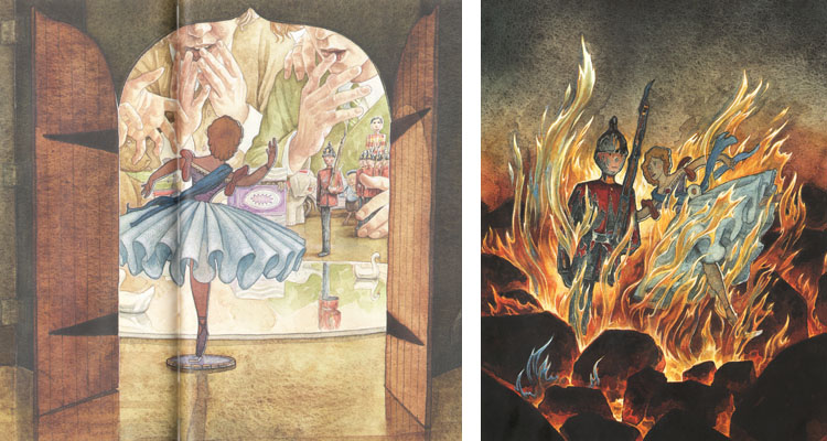 Иллюстрации Патрика Джеймса Линча к сказке Андерсена «Стойкий оловянный солдатик»