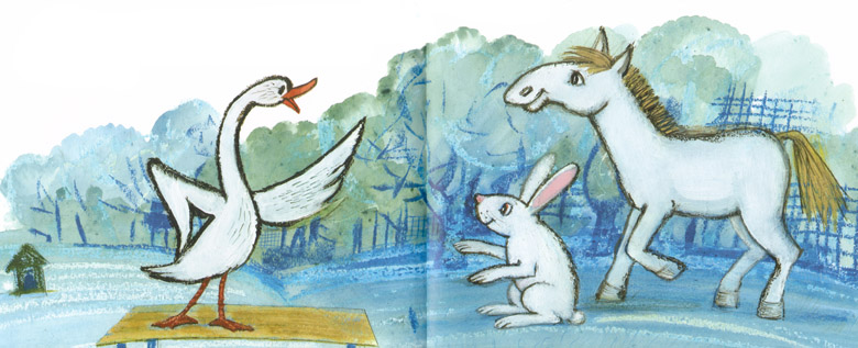 Иллюстрации Мария Покровской к сказке Рахиль Баумволь «Друг в кошёлке»