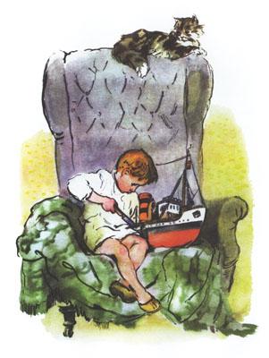 Иллюстрация Нины Носкович к рассказу Бориса Житкова «Как я ловил человечков»