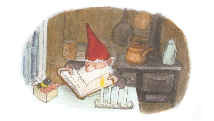 Иллюстрация Эвы Эриксон к книге Ульфа Старка «Рождество в лесу»
